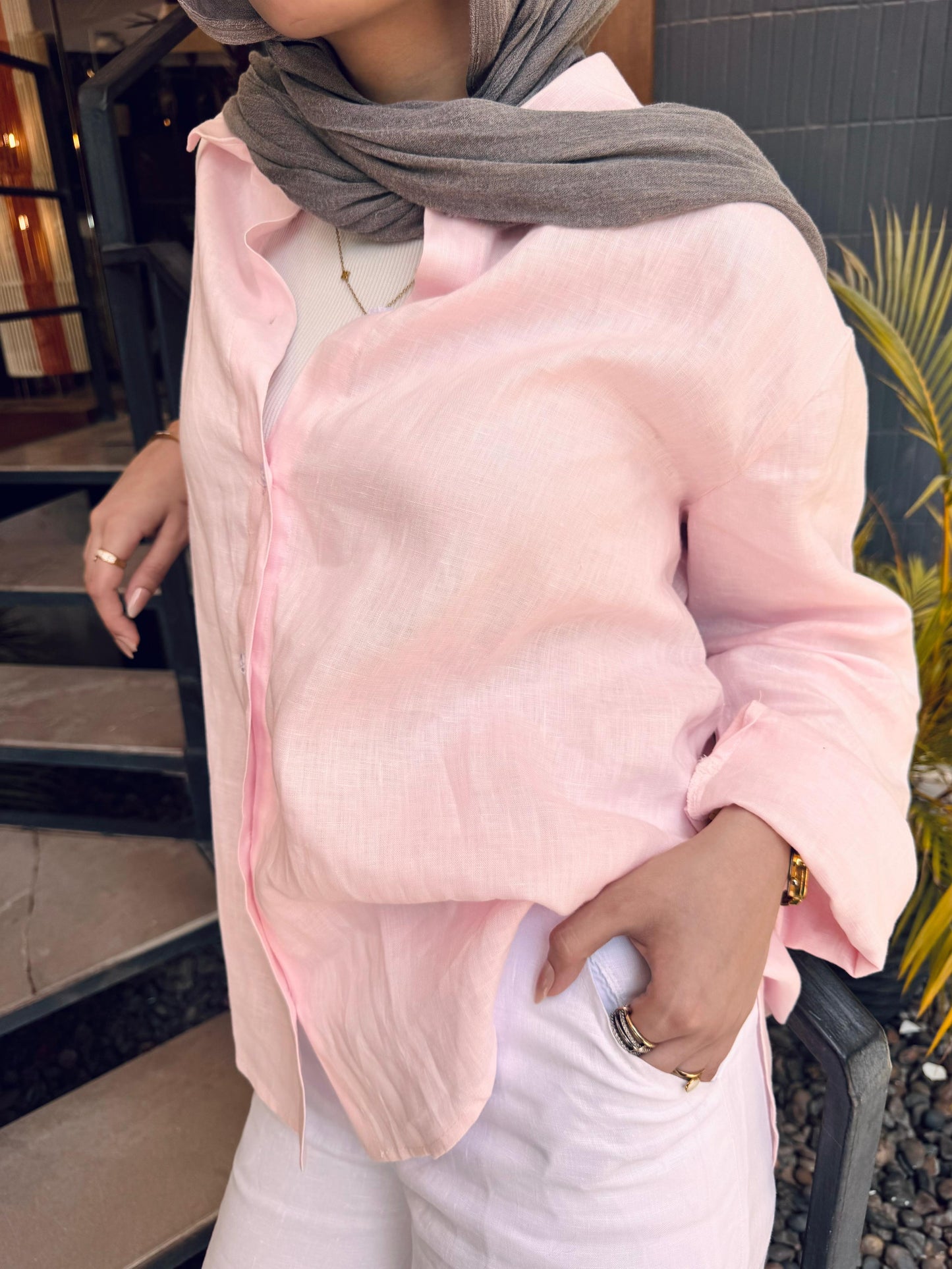 Pure linen shirt