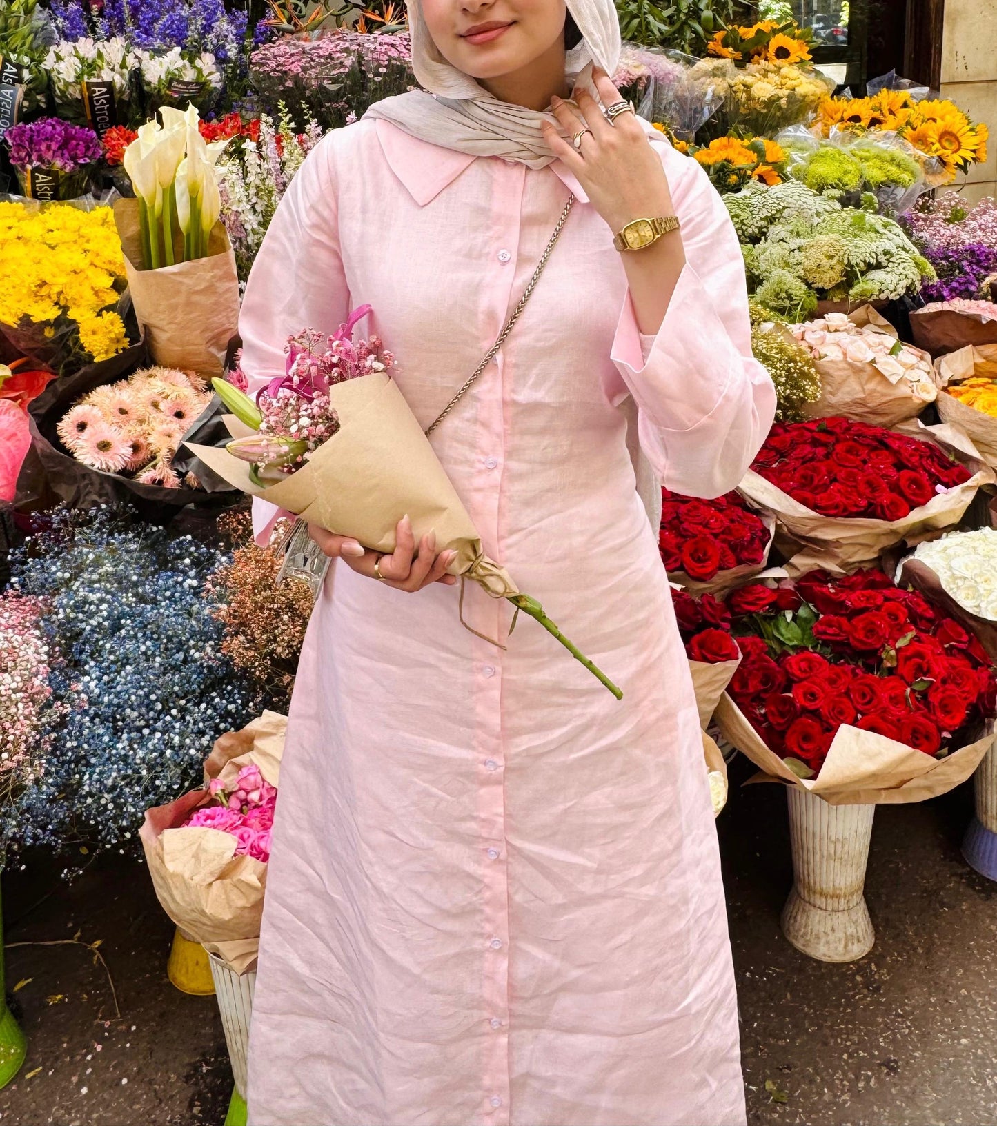 Linen dress