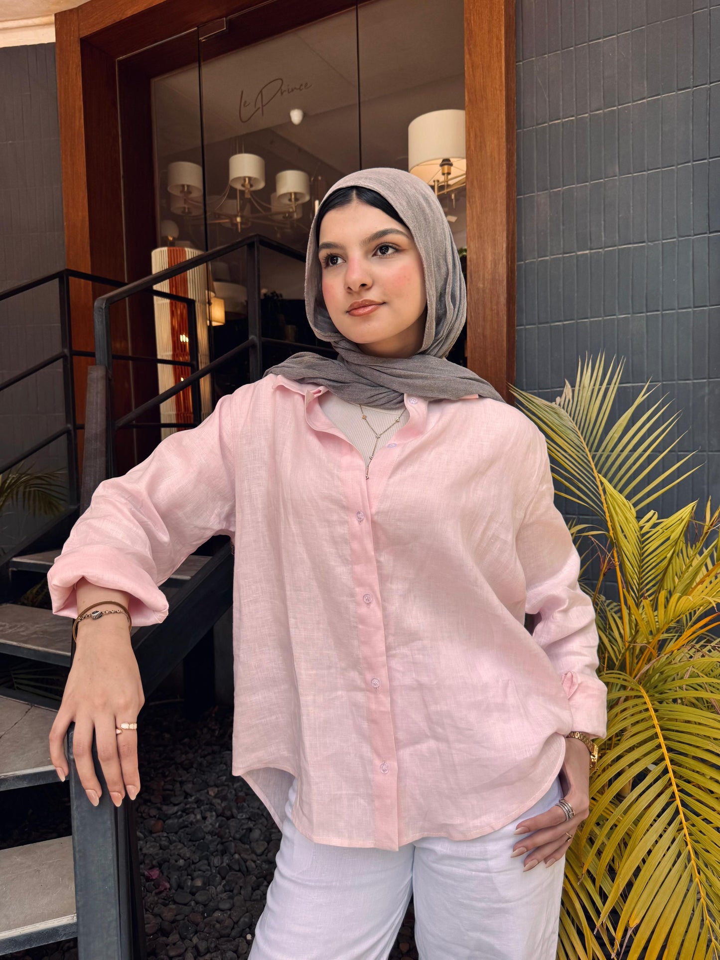 Pure linen shirt